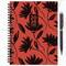 2026 Electric Red Medium Weekly Monthly Planner
